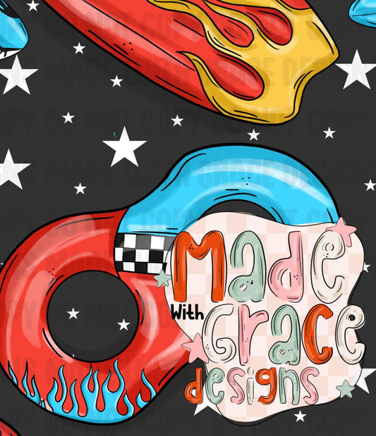 Racing Floaties Seamless File