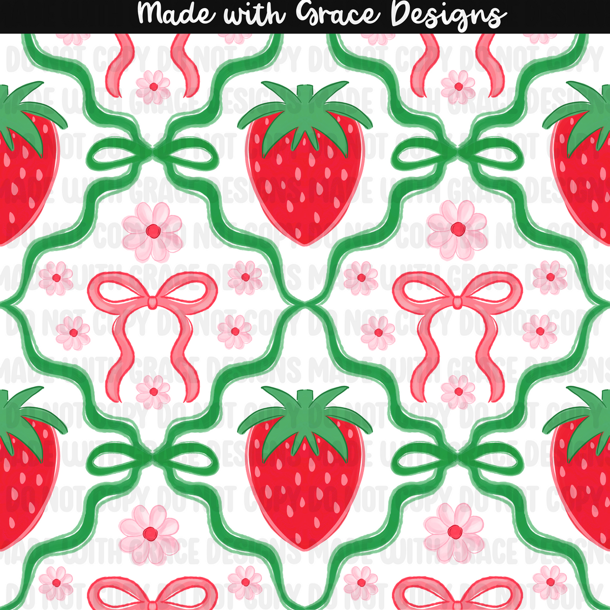 Berry Sweet Seamless and PNG option