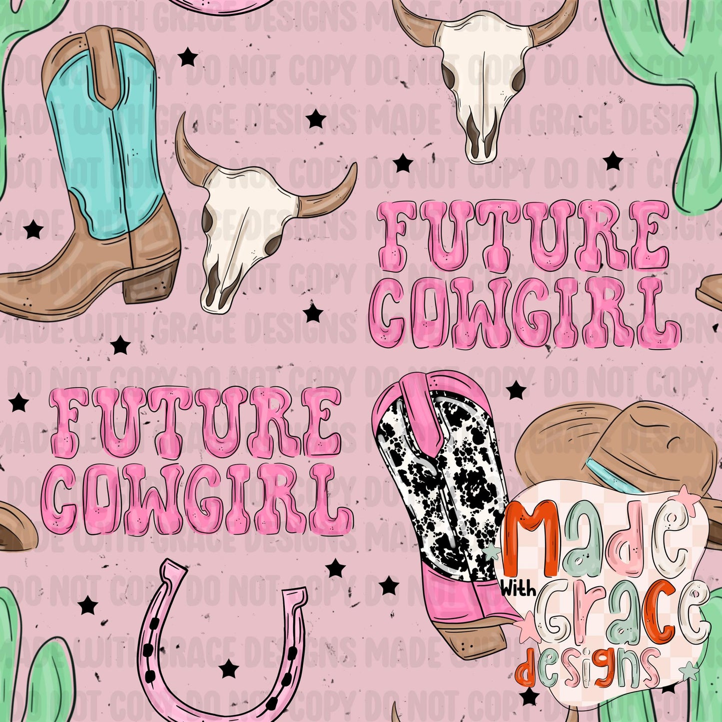 Future Cowgirl Seamless File