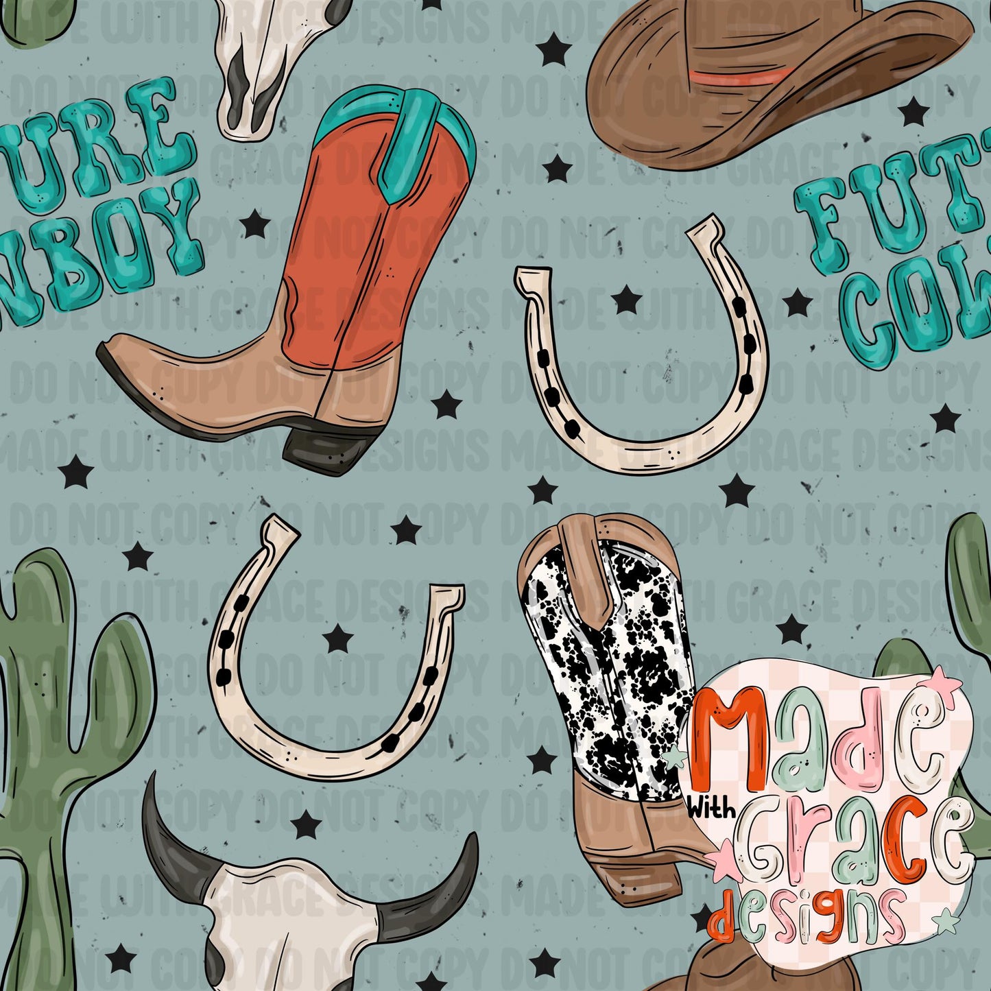 Future Cowboy Seamless File