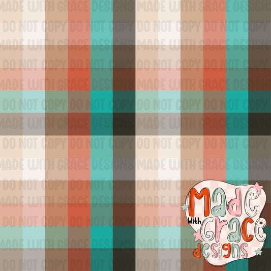 Future Cowboy Plaid Coordinate Seamless File