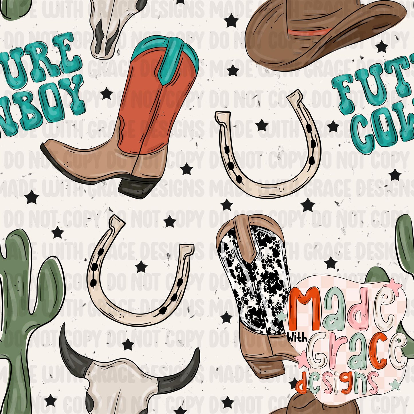 Future Cowboy Seamless File