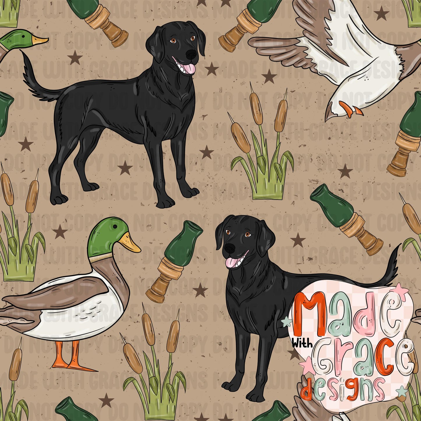 Bird Dog Seamless File