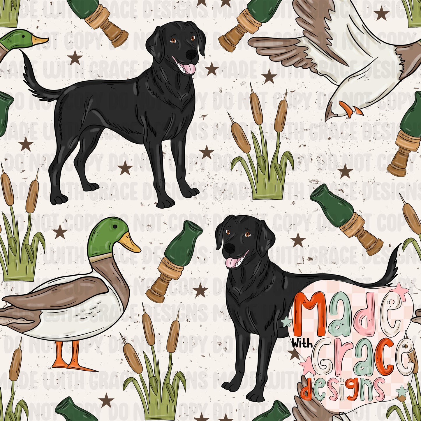 Bird Dog Seamless File