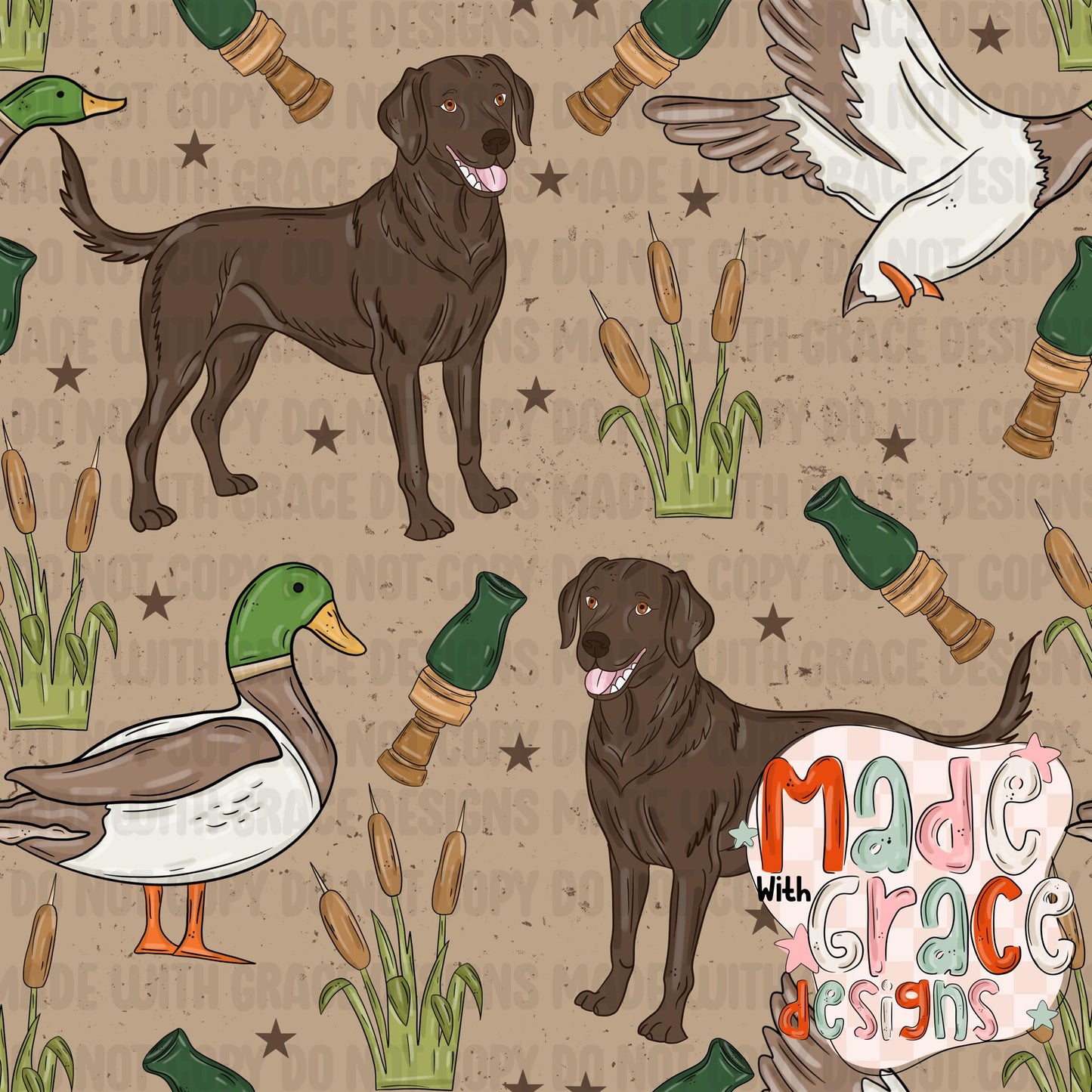 Bird Dog Seamless File