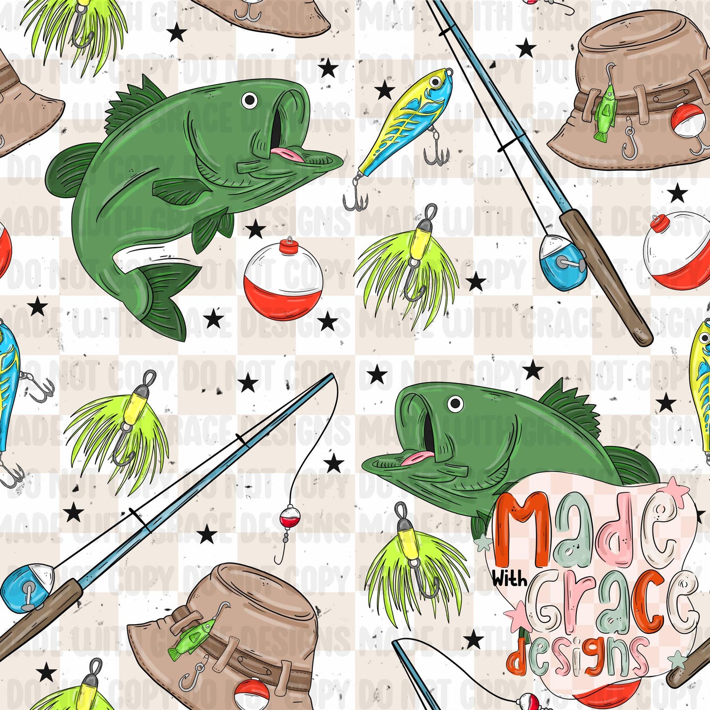 Gone Fishin Seamless File