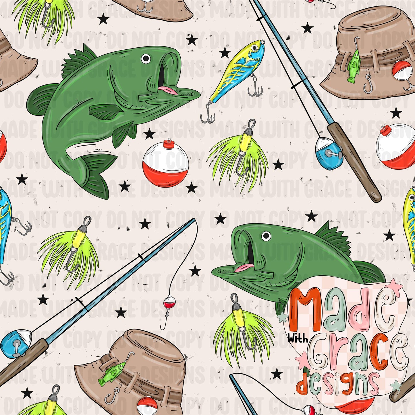 Gone Fishin Seamless File