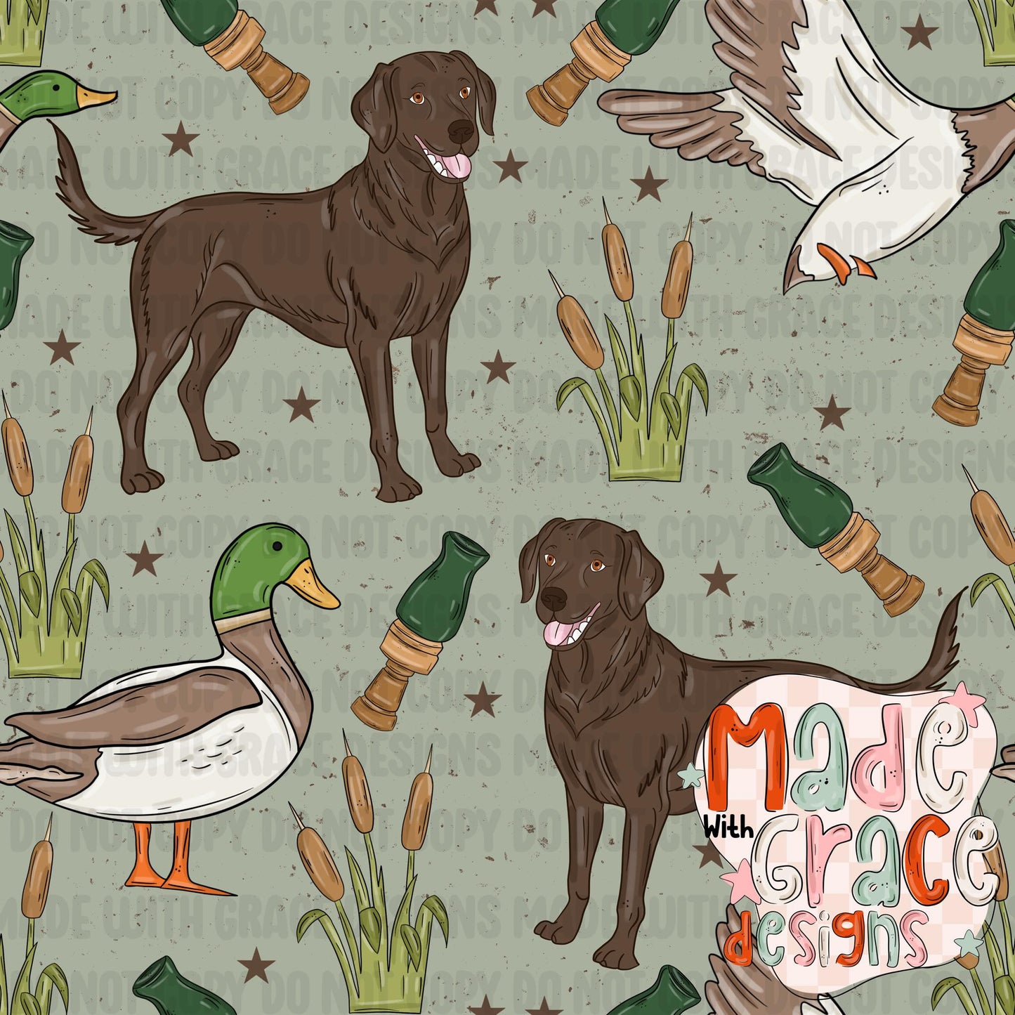 Bird Dog Seamless File