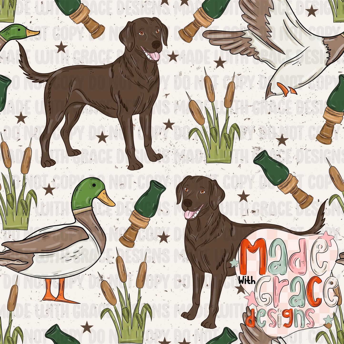 Bird Dog Seamless File