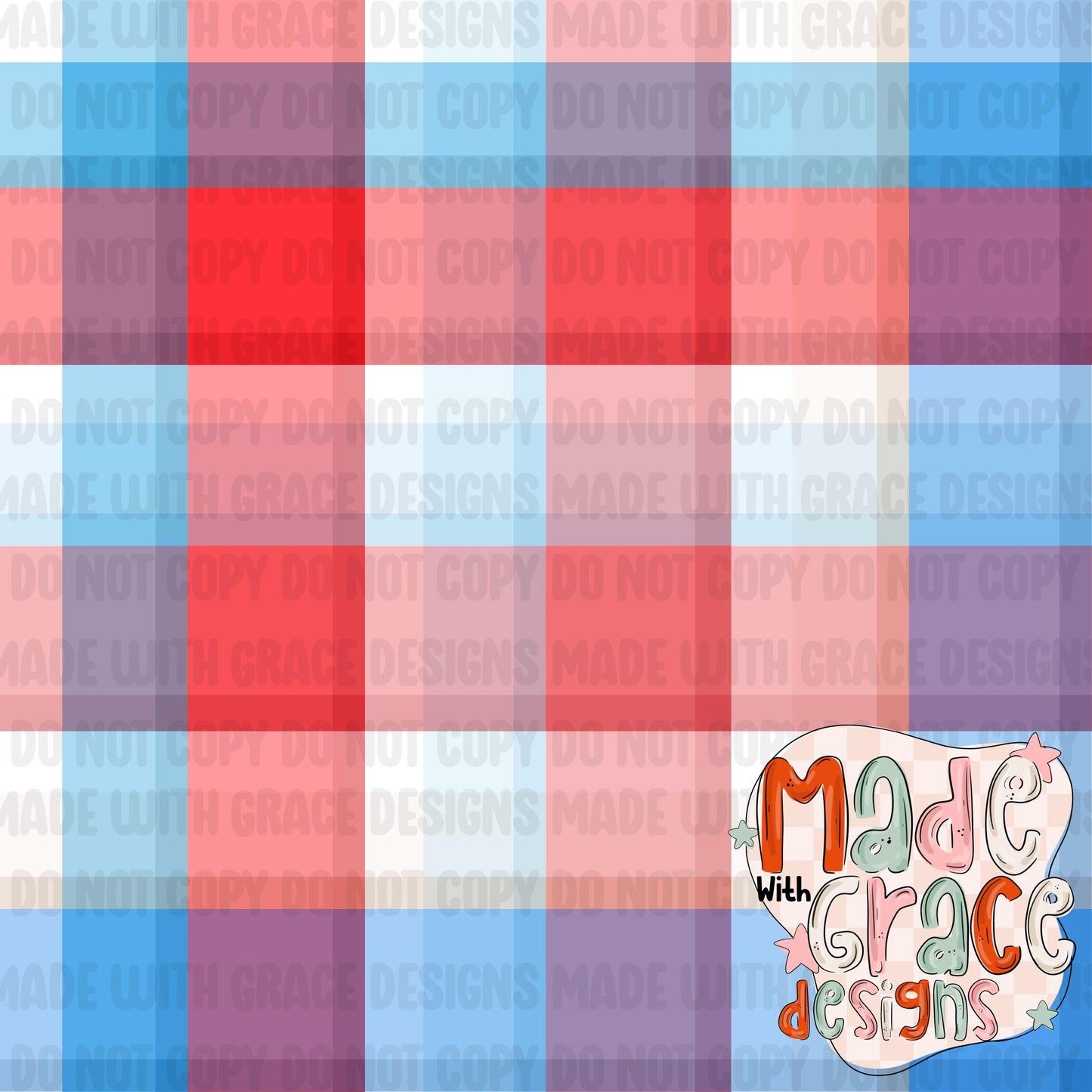 American Plaid Coordinate Seamless