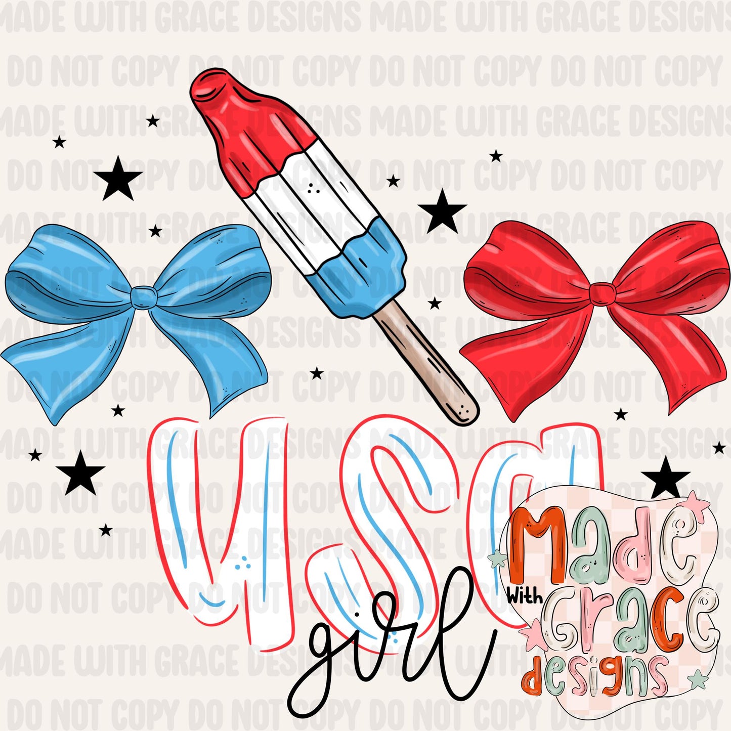 Bomb Pops and Bows PNG