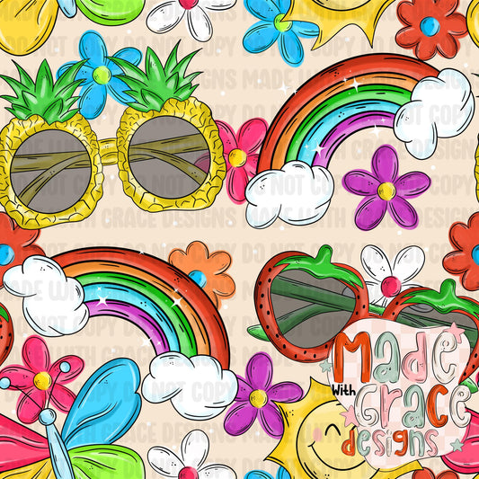 Pineapple Sunnies Seamless File