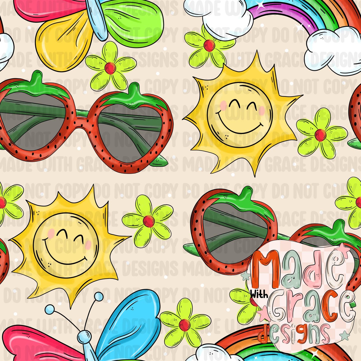 Summer Sunnies Seamless File