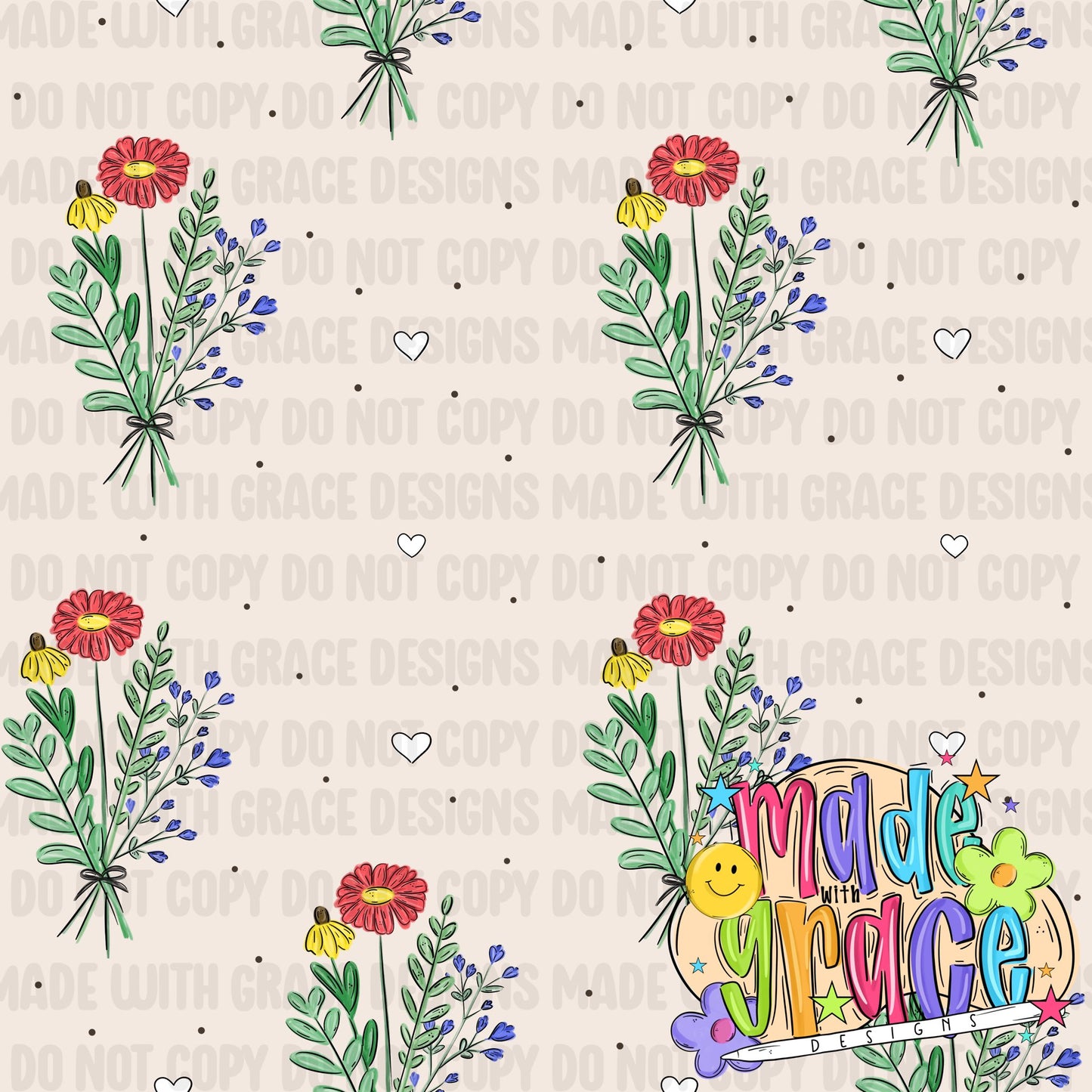 Wildflowers Seamless File