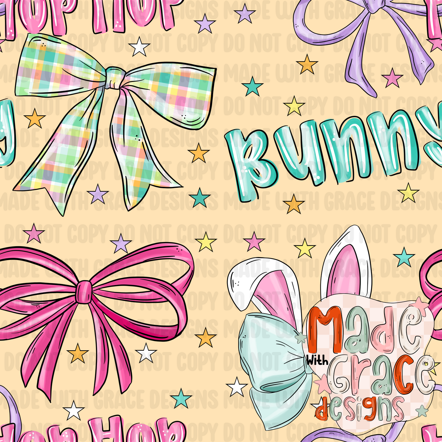 Easter Bows Seamless