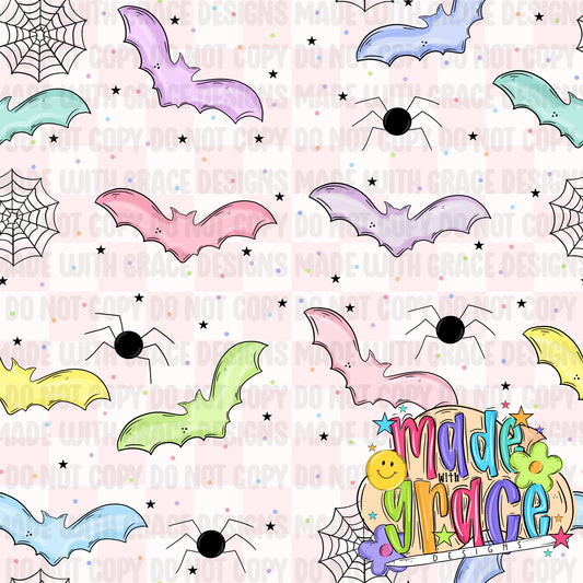 Pastel Bats Seamless File