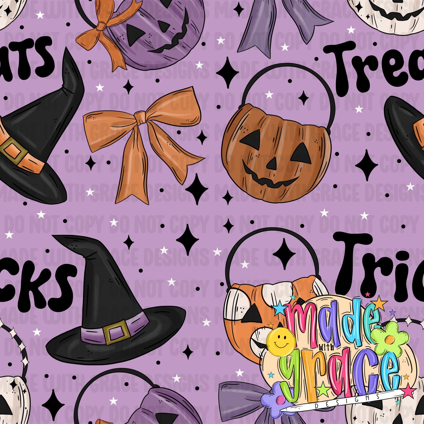 Tricks and Treats Seamless File