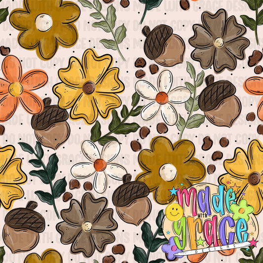 Fall Floral Seamless