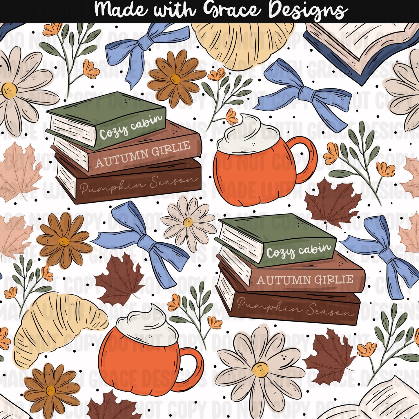 Fall Book Seamless