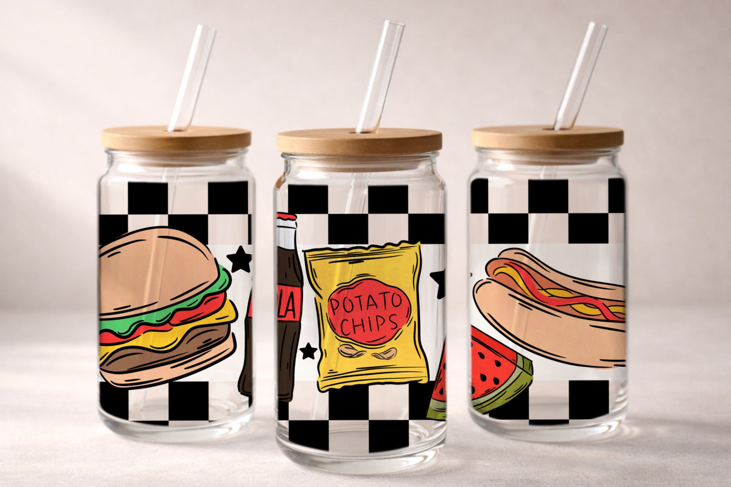 BBQ and Butterflies Cupwraps