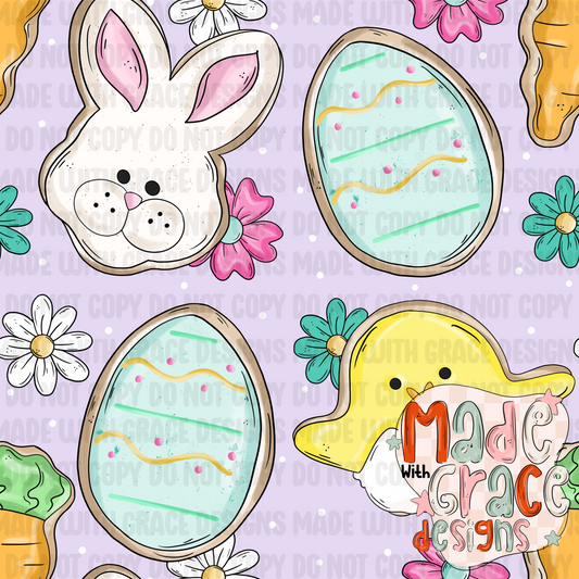 Easter Cookies Seamless/PNG