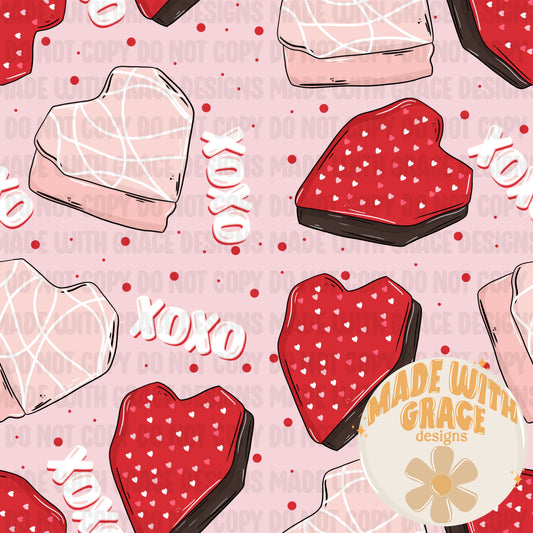 Heart Cake Seamless File