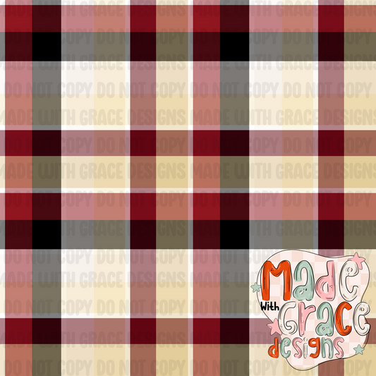 Girls Night Plaid Seamless-2.18 National Wine Day