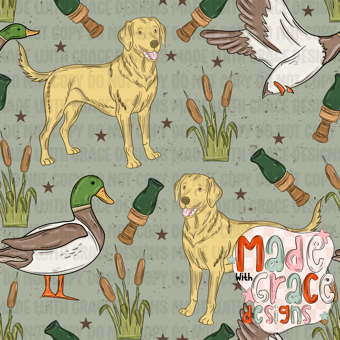 Bird Dog Seamless File