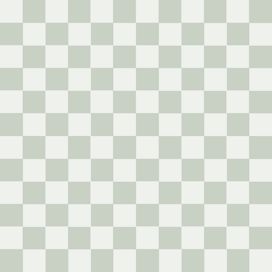 Checkers (green, pink, tan)