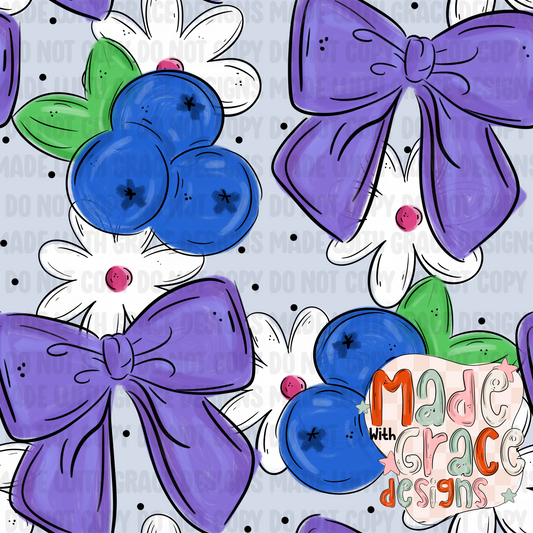 Blueberries Seamless File