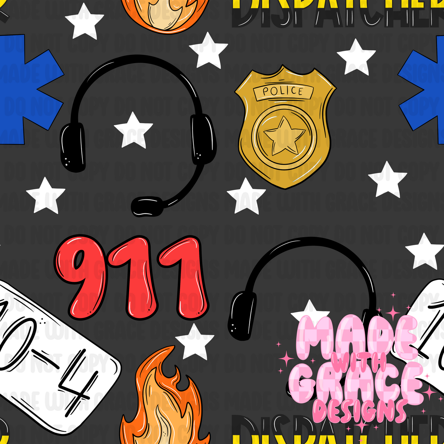 Dispatcher Seamless/PNG