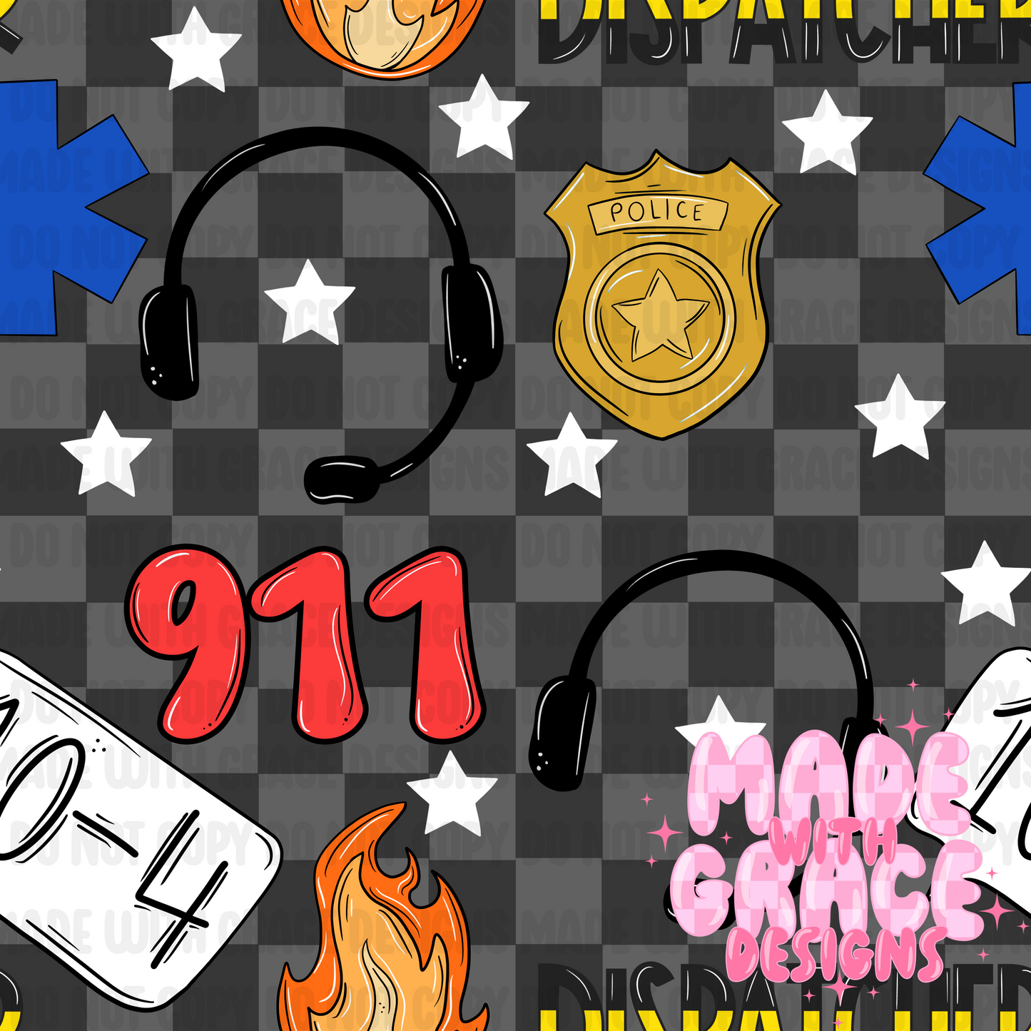 Dispatcher Seamless/PNG