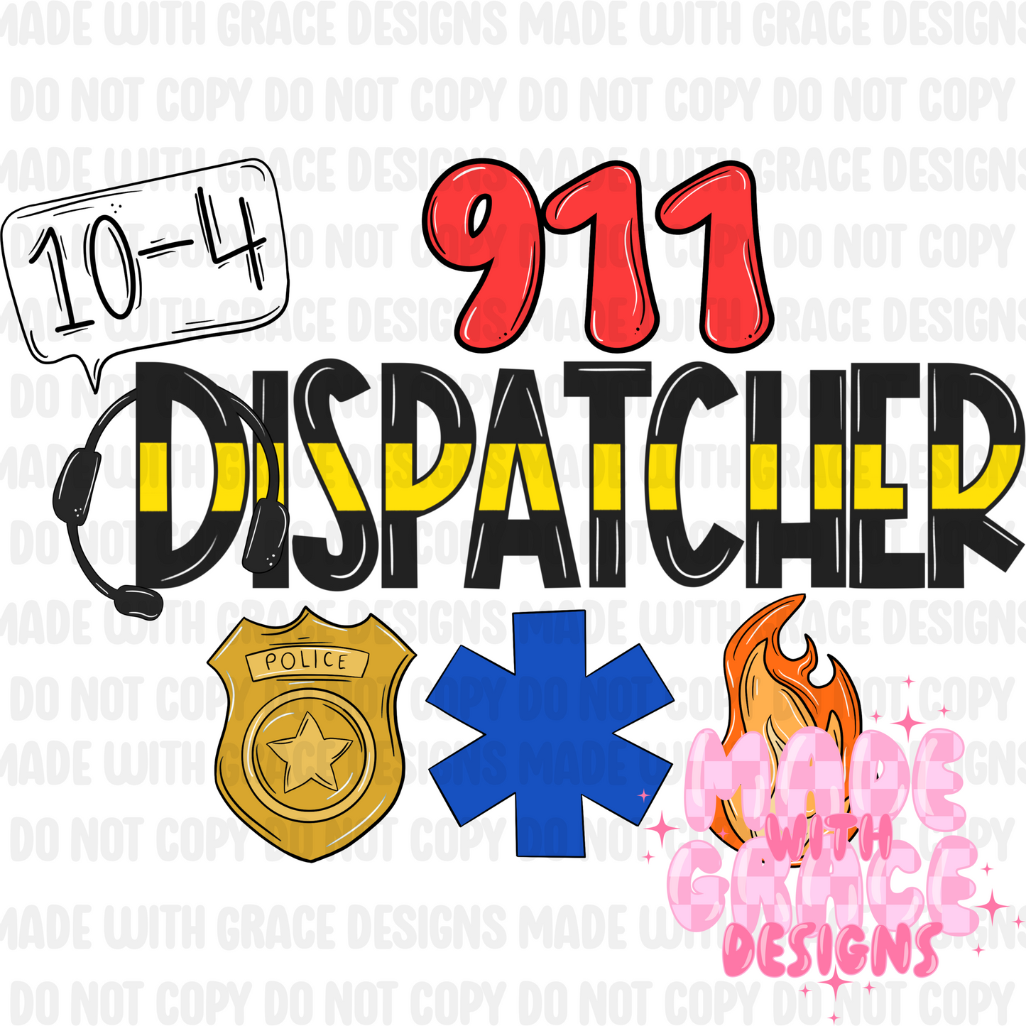 Dispatcher Seamless/PNG