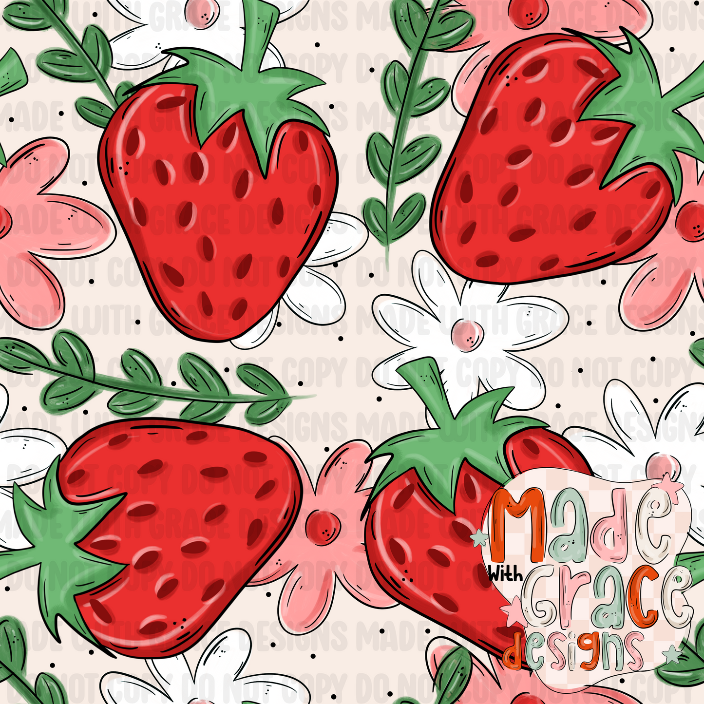 Strawberries Seamless File