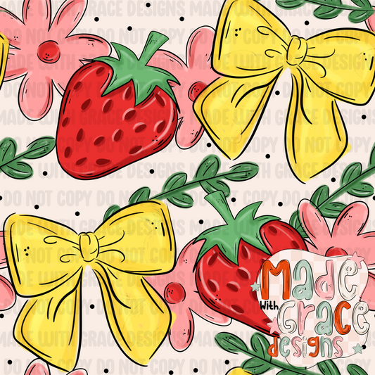 Strawberries Seamless File