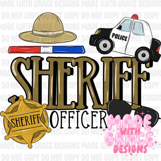 Sheriff Seamless/PNG