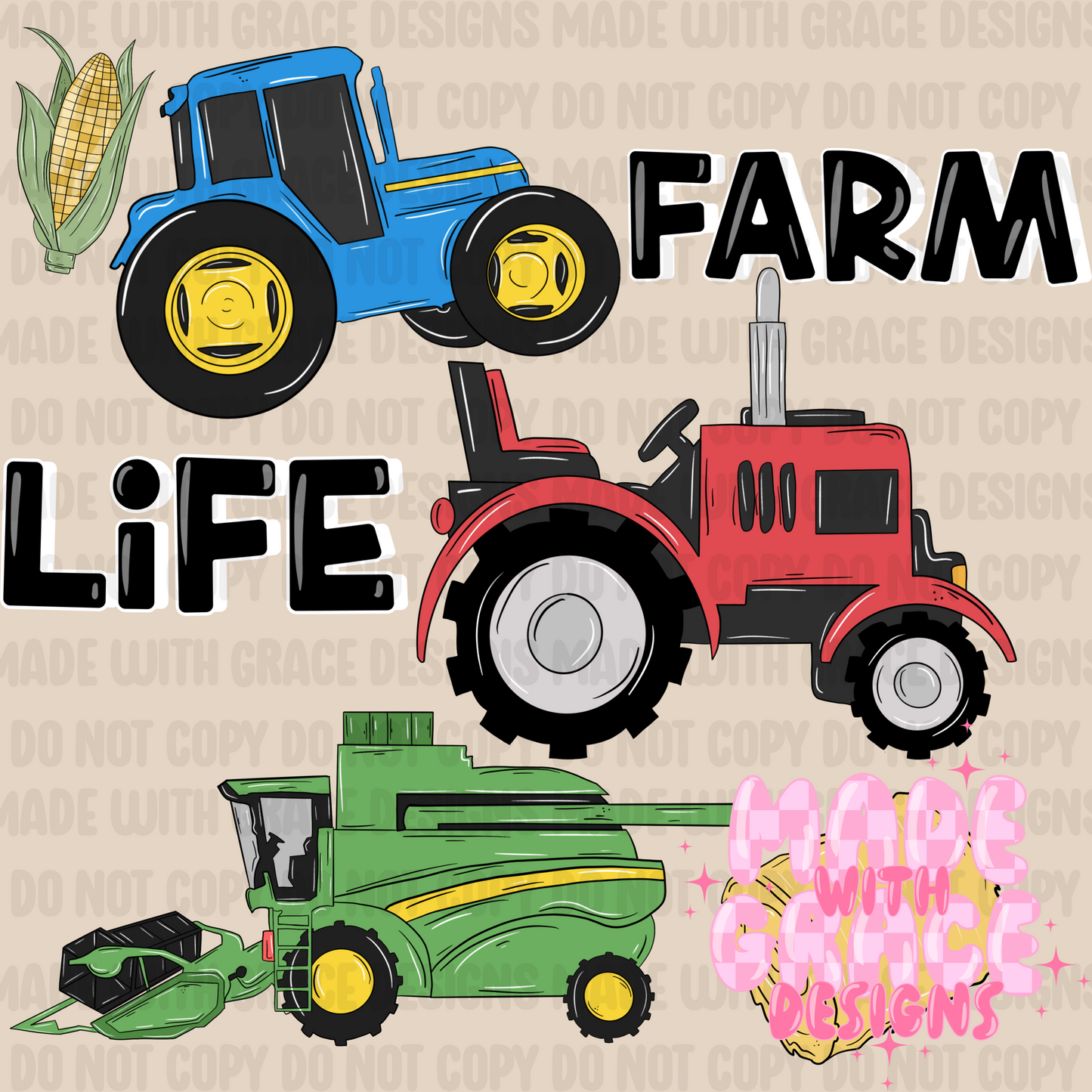 Farming Seamless/PNG