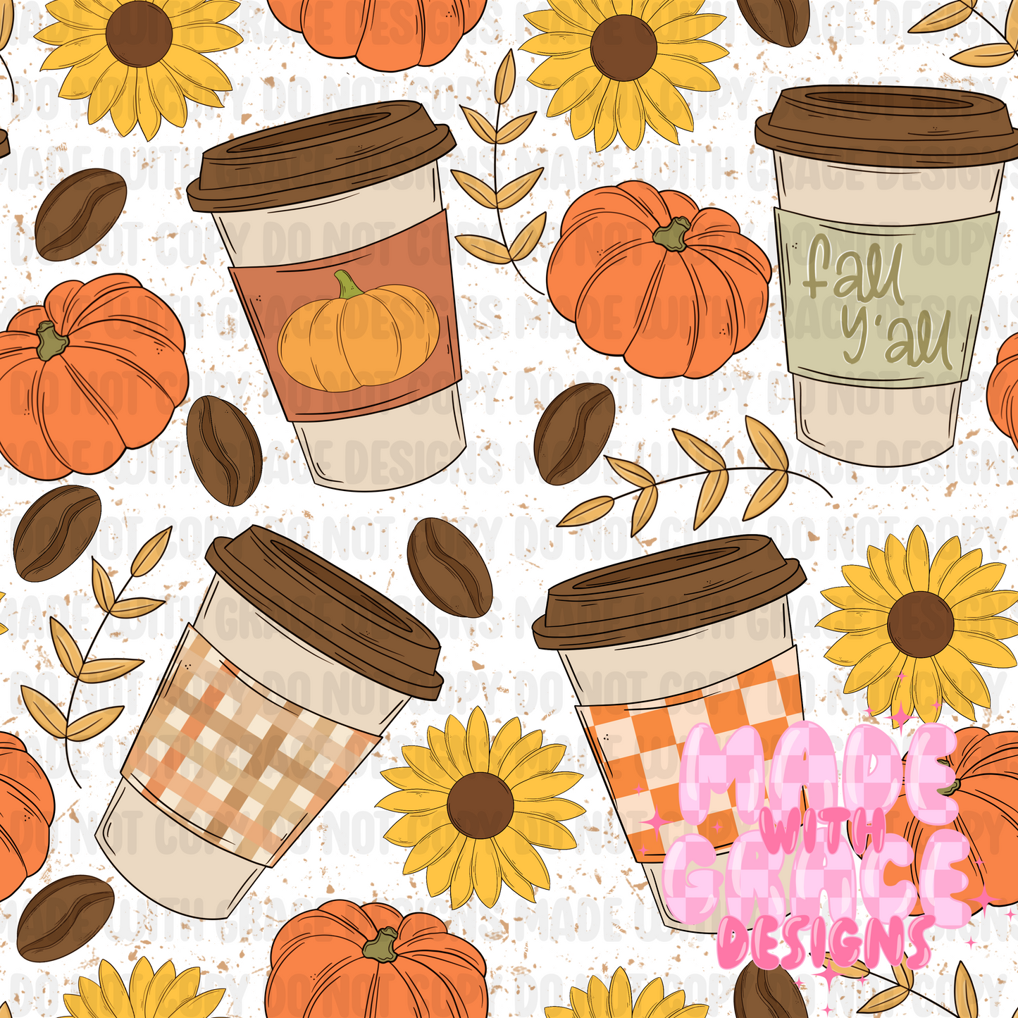 Fall Coffee Seamless