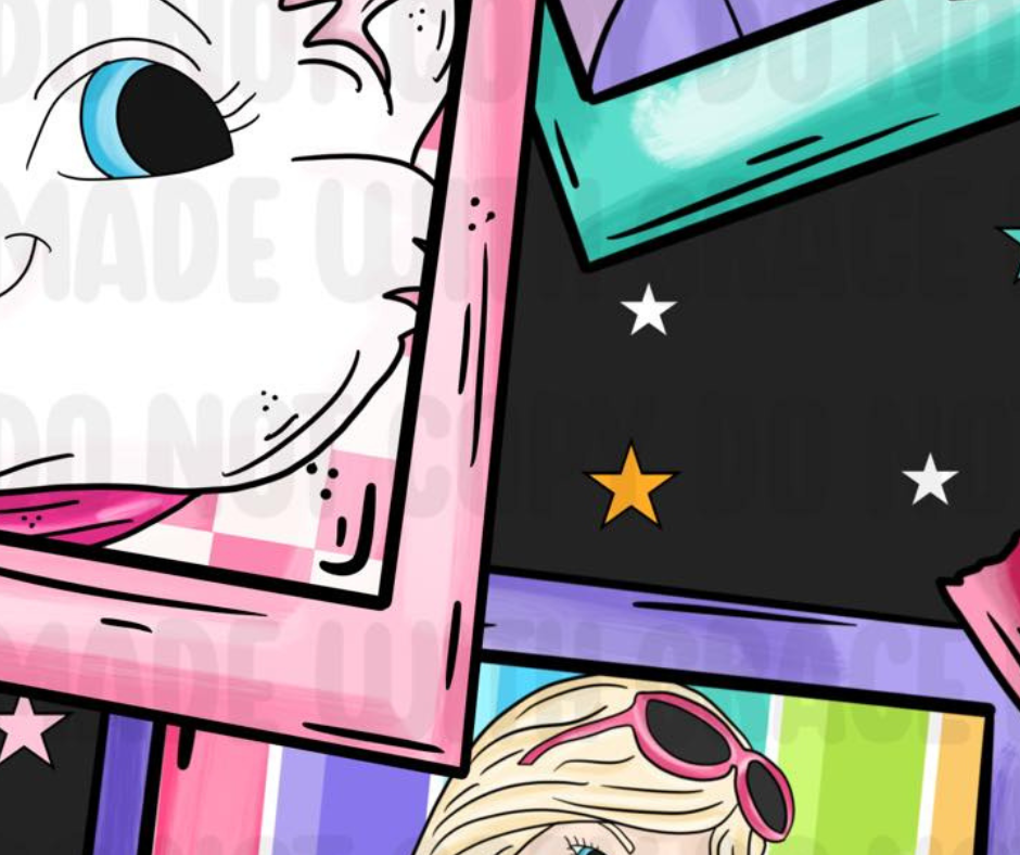 Doll Friends Polaroid Seamless File