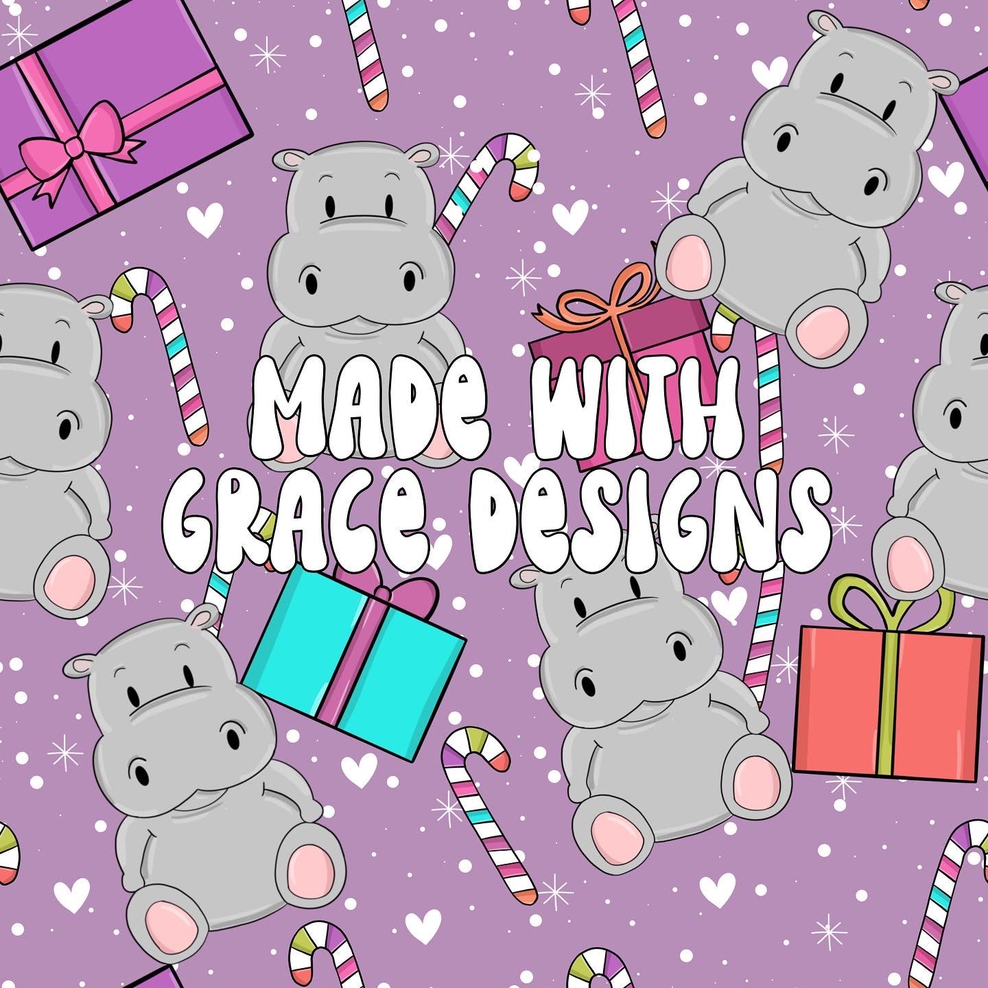 I just want a hippo seamless file- purple