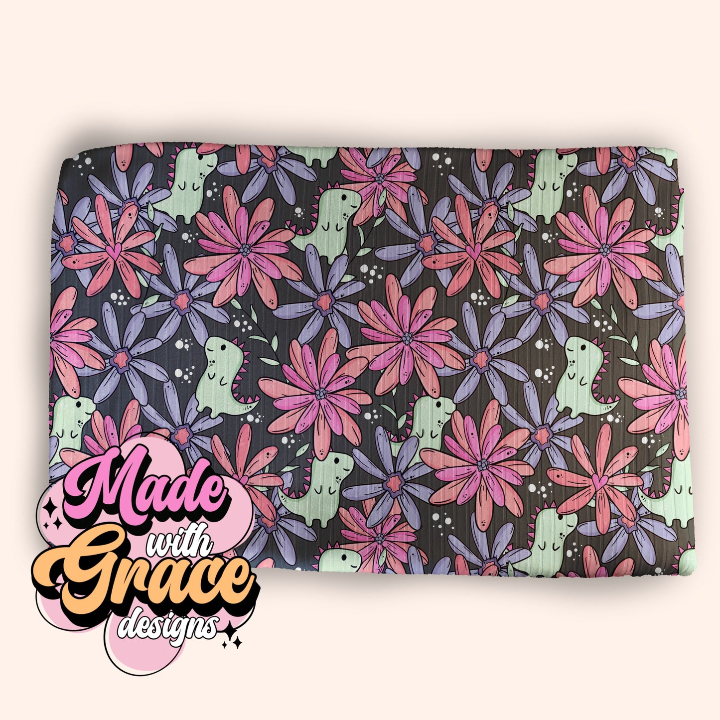 Floral Dinos Seamless File