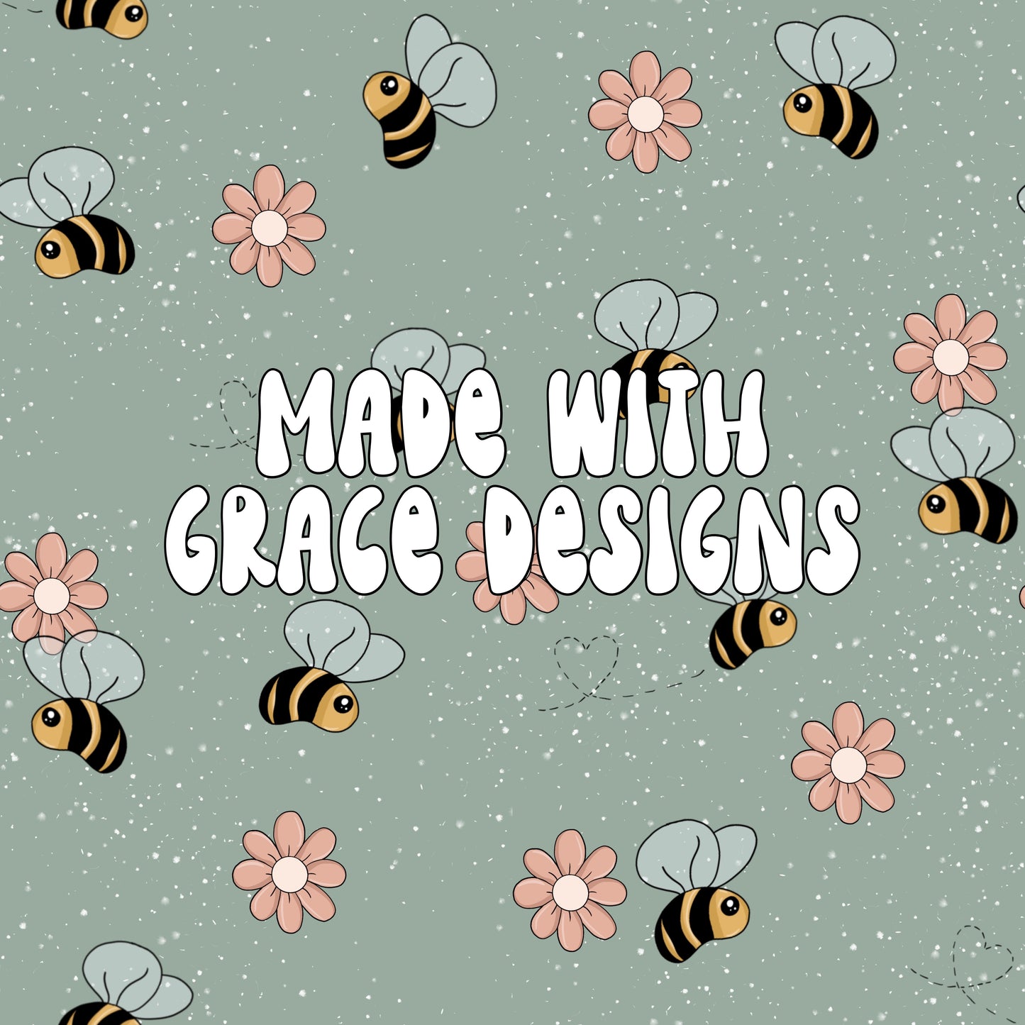 Bees and Flowers Seamless File