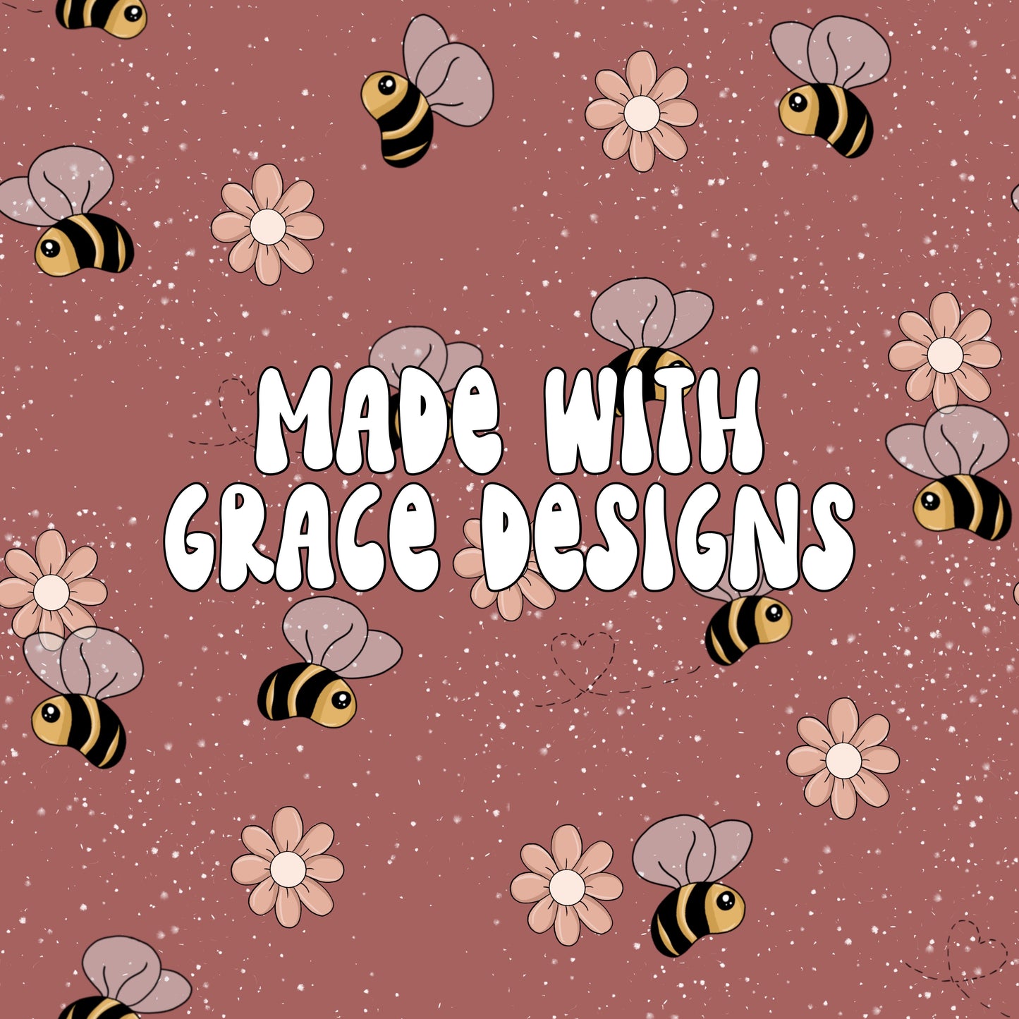 Bees and Flowers Seamless File