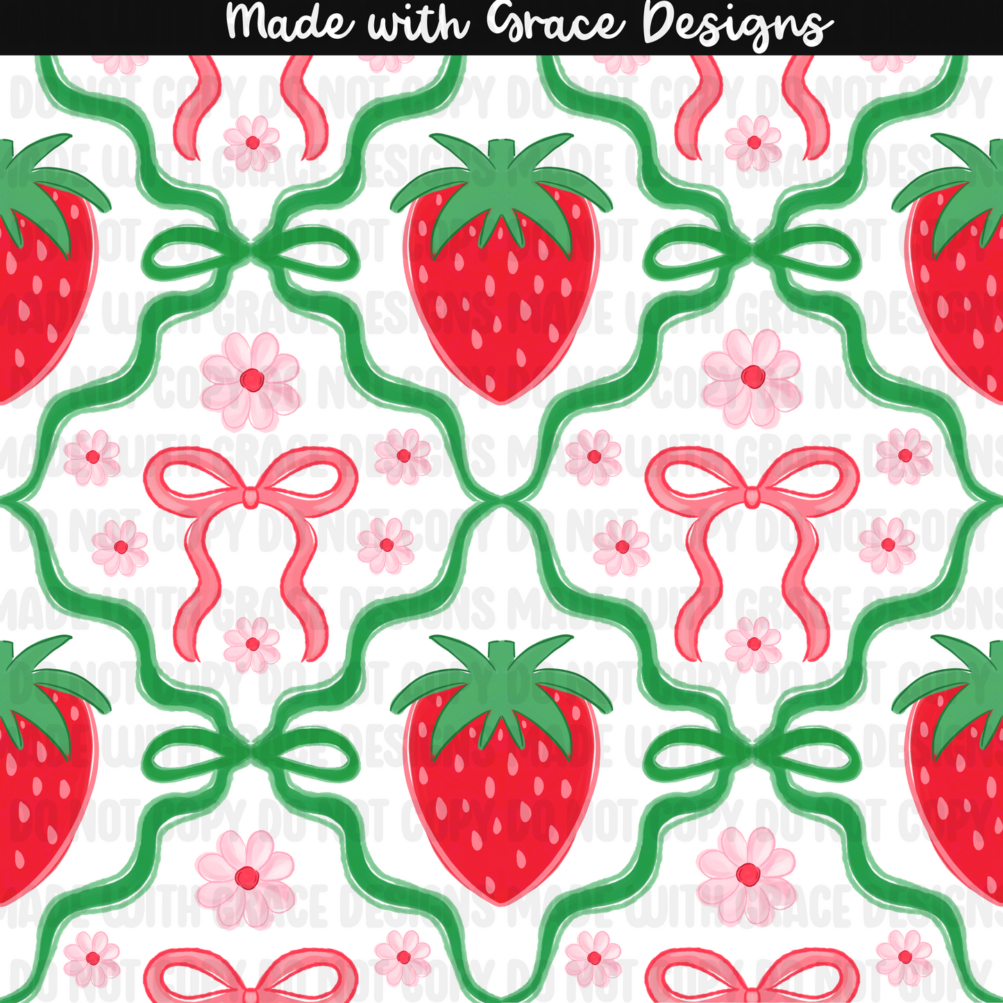 Berry Sweet Seamless and PNG option