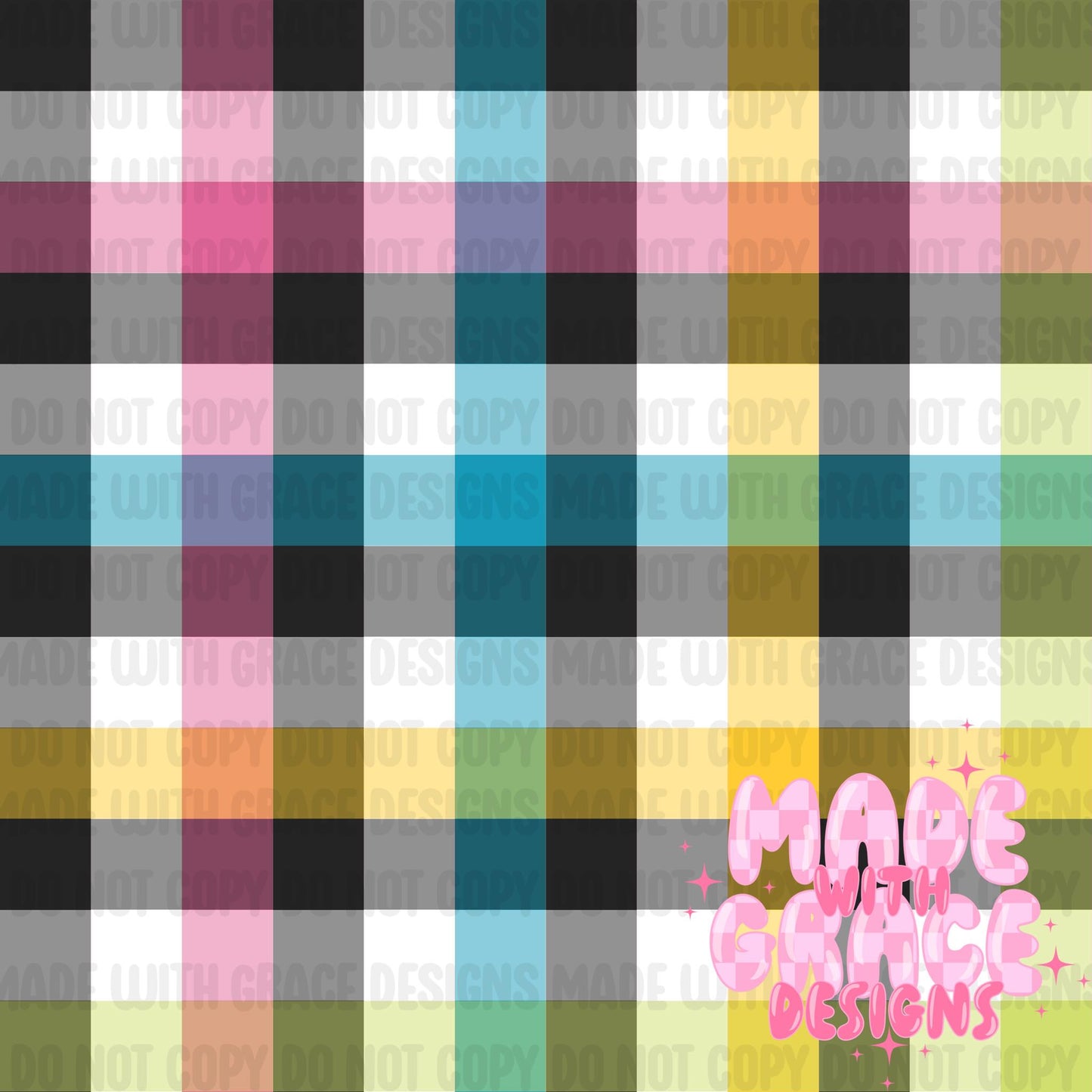 NBC Plaid Seamless Coordinate Files