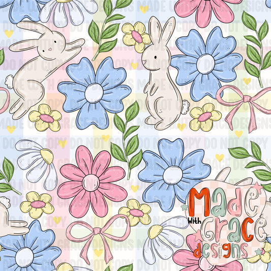 Pastel Bunnies Seamless