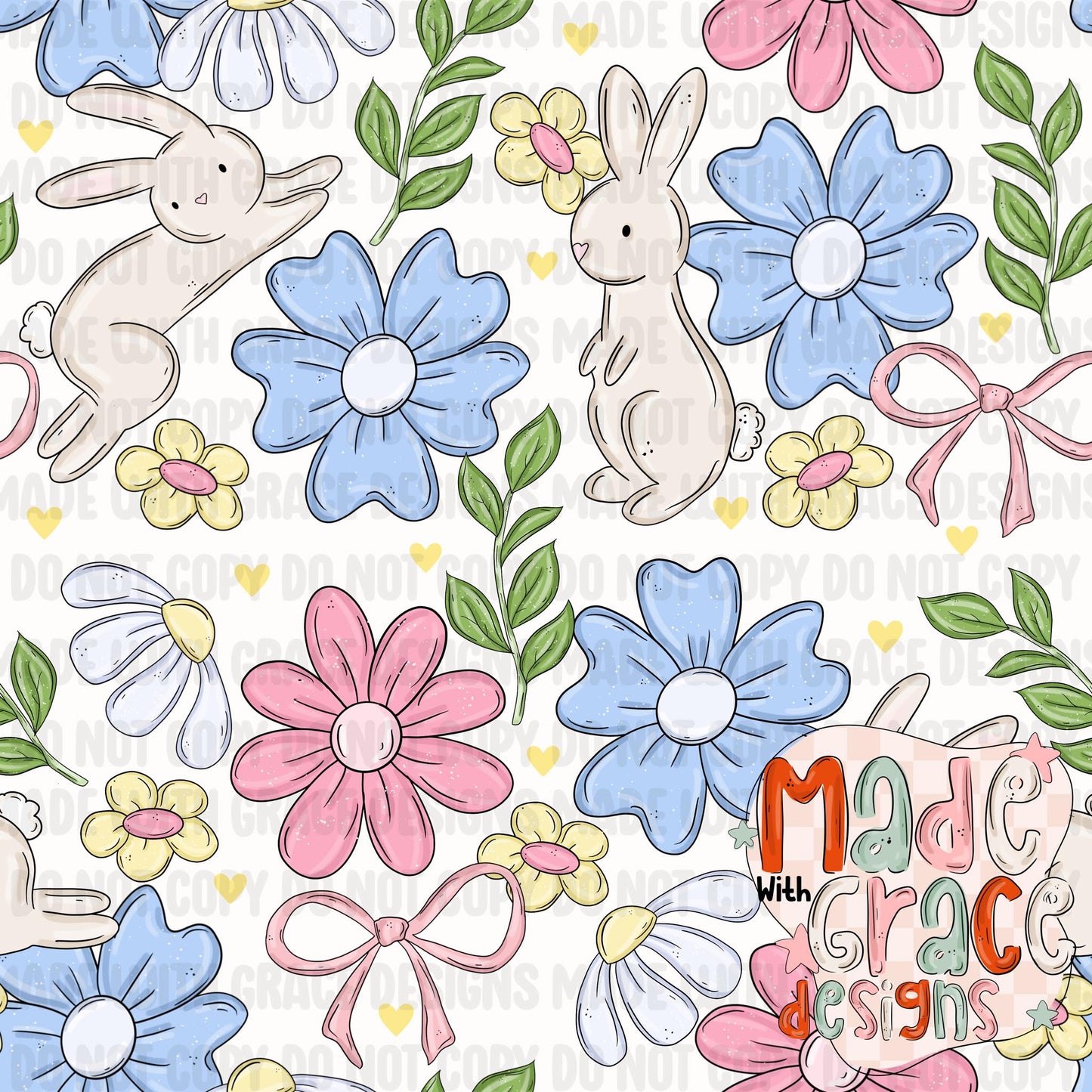 Pastel Bunnies Seamless