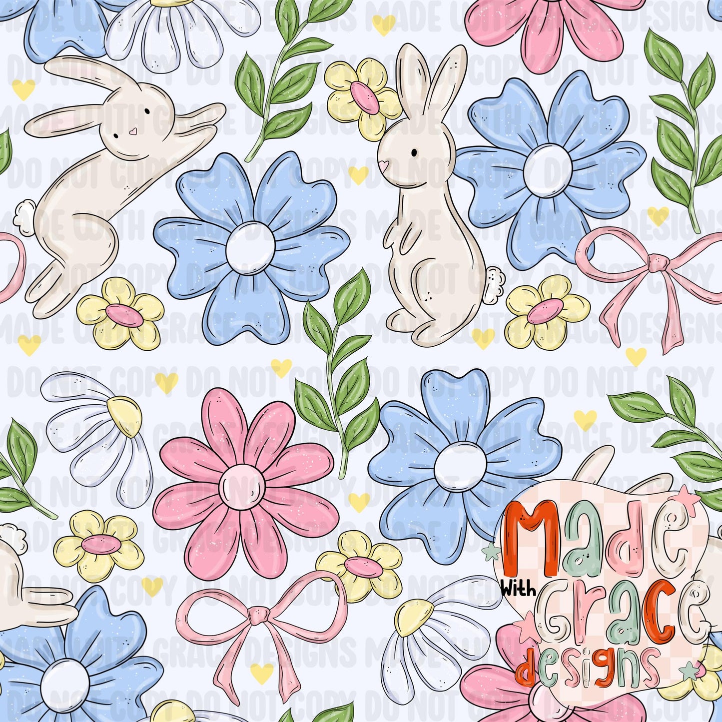 Pastel Bunnies Seamless