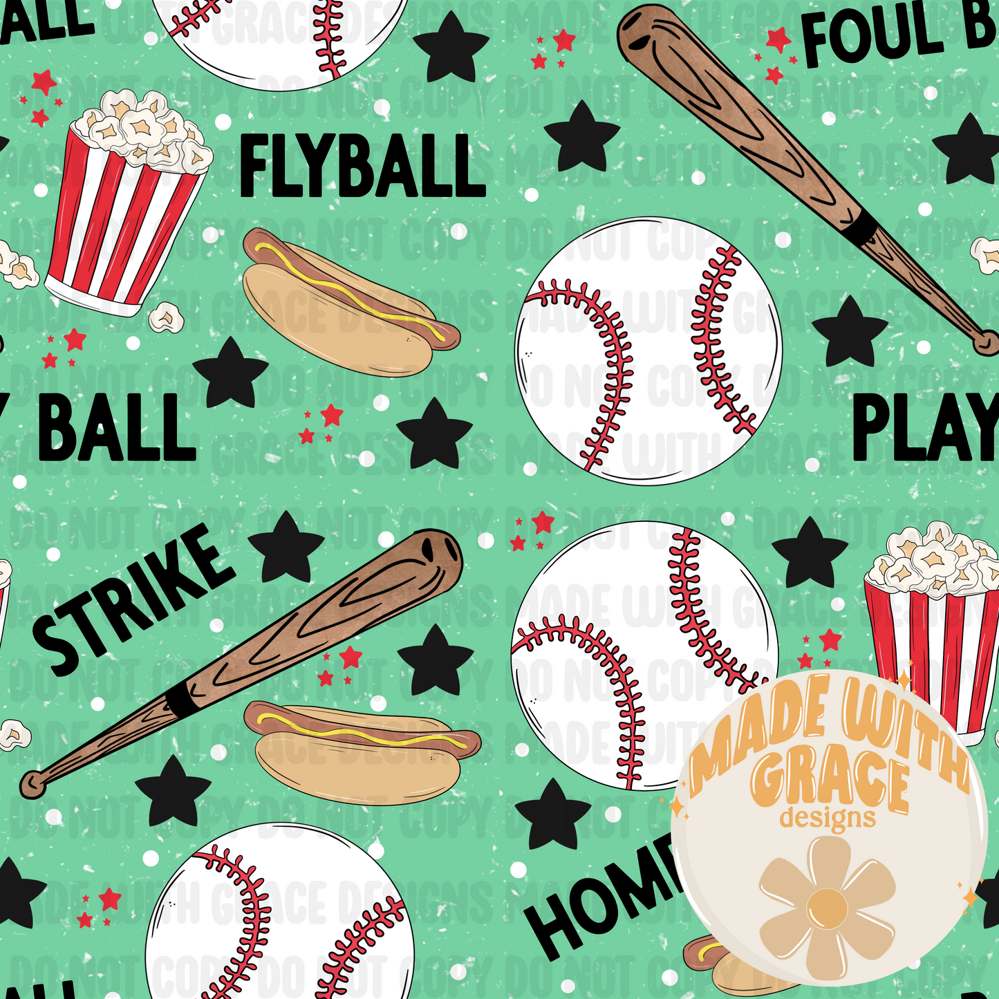 Play Ball Seamless File