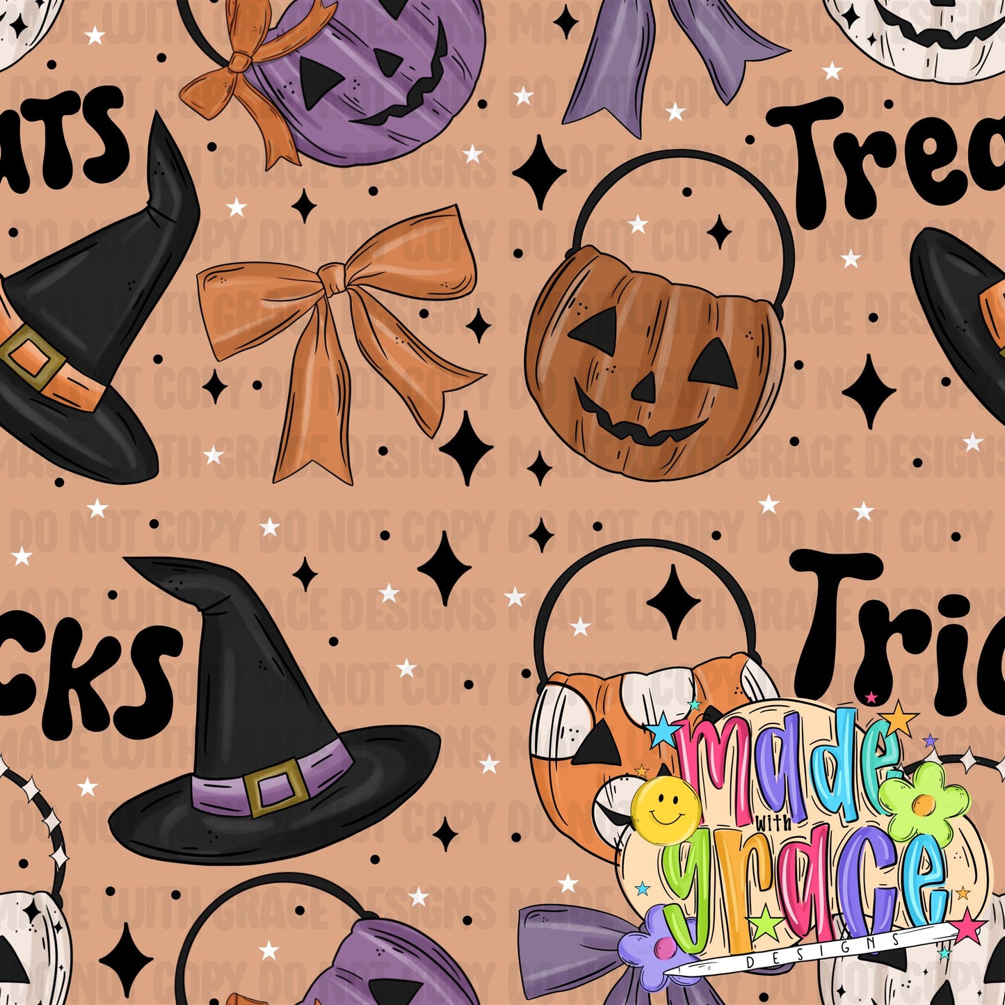 Tricks and Treats Seamless File